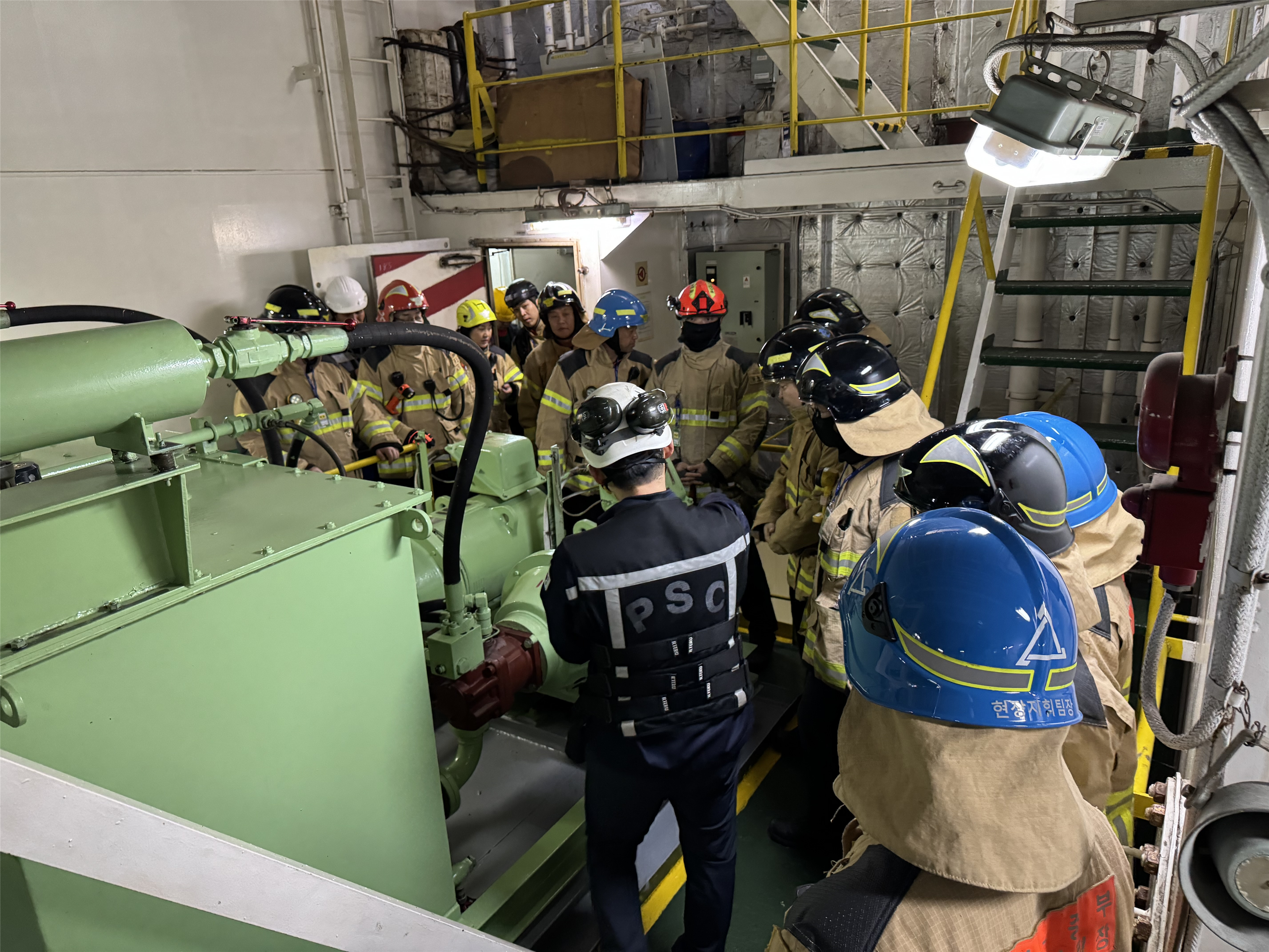 인천해수청, 인천소방본부 합동 선박화재 대응능력 강화